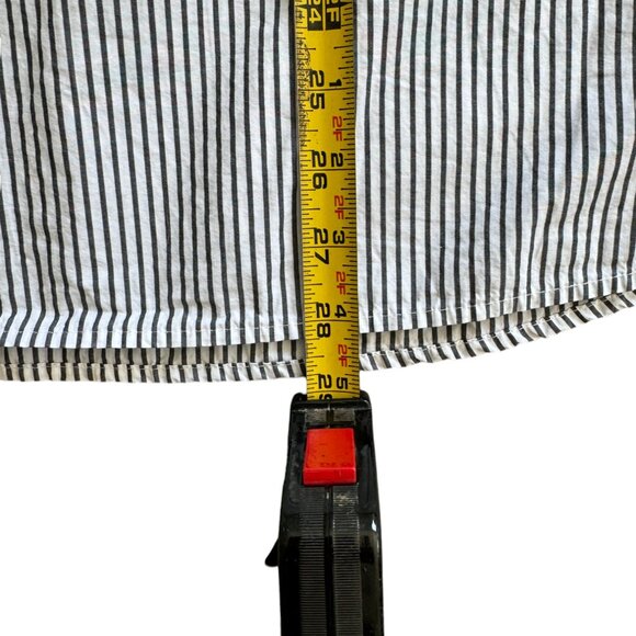 J. Crew Factory Black and White Striped Top - Picture 6 of 10